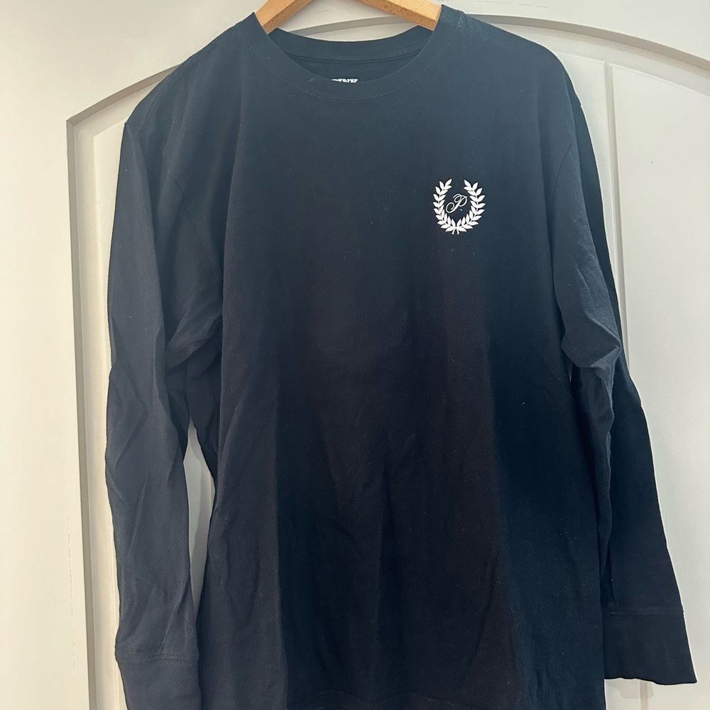 Fred Perry Black Long Sleeve Shirt